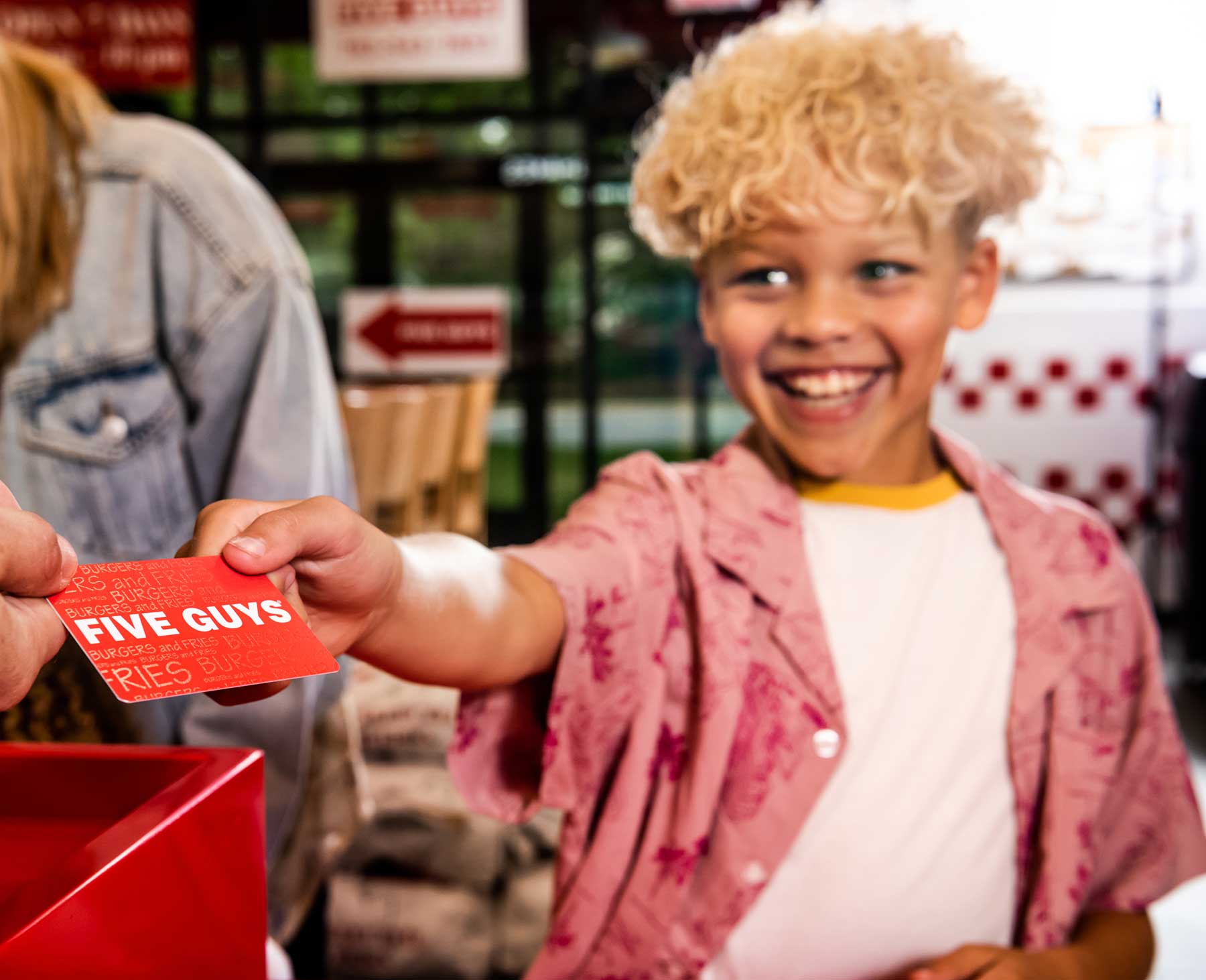 Verkauft Five Guys Geschenkgutscheine?